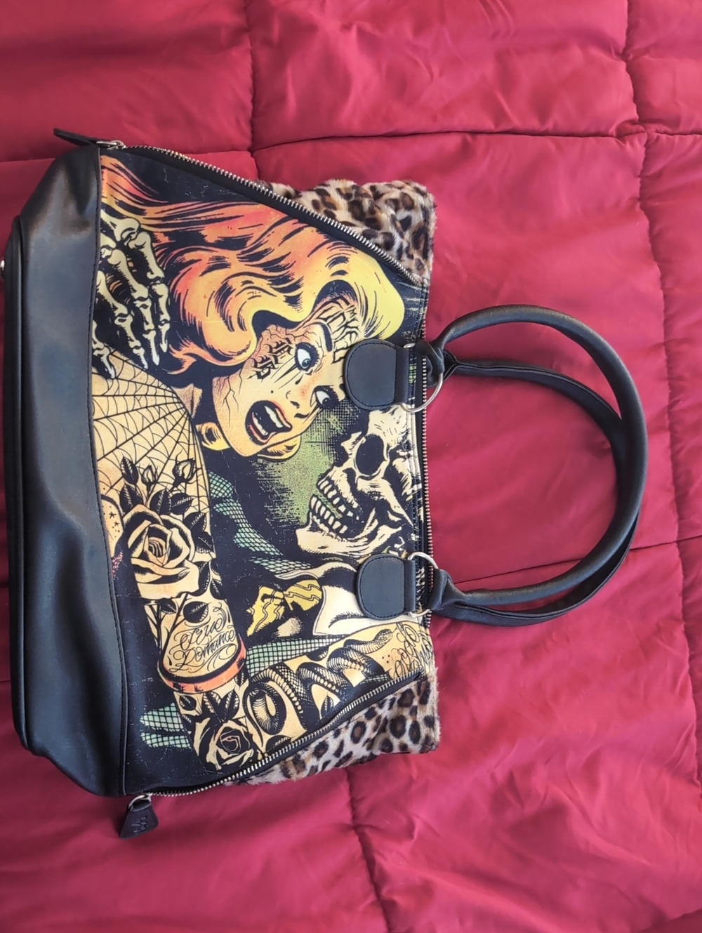 Liquor Brand Pinup Horror Tote